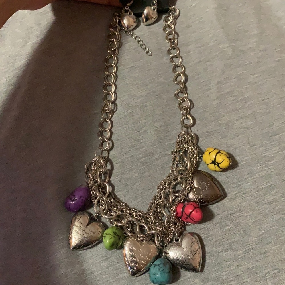 Paparazzi Necklace and matching earrings